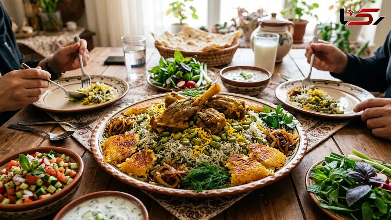 آموزش پخت باقالی پلو با گوشت / فیلم