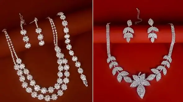 15 مدل خیره‌ کننده سرویس جواهر طلا سفید؛ مناسب برای عروس‌ های امروزی