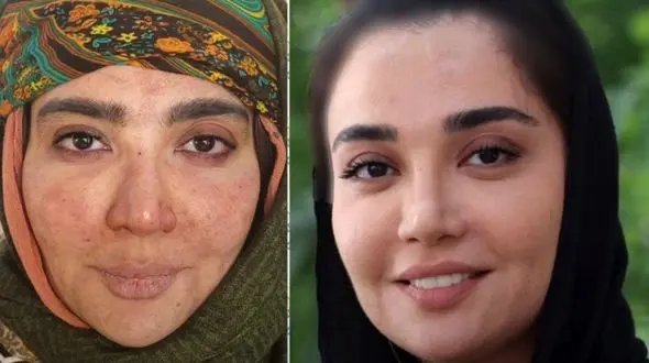 خواهر دوقلوی زیبای بازیگر سریال نون خ ! / از هدی استواری جذاب تر ! + عکس