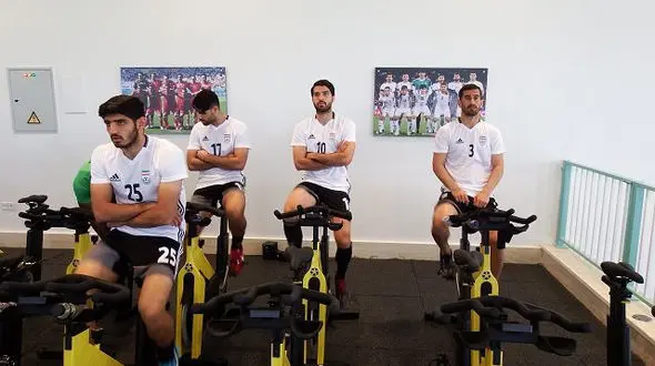 برگزاری تمرین تیم ملی فوتبال در مرکز پک+ عکس