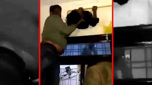 فیلم تلاش نافرجام سارق برای ورود به خانه