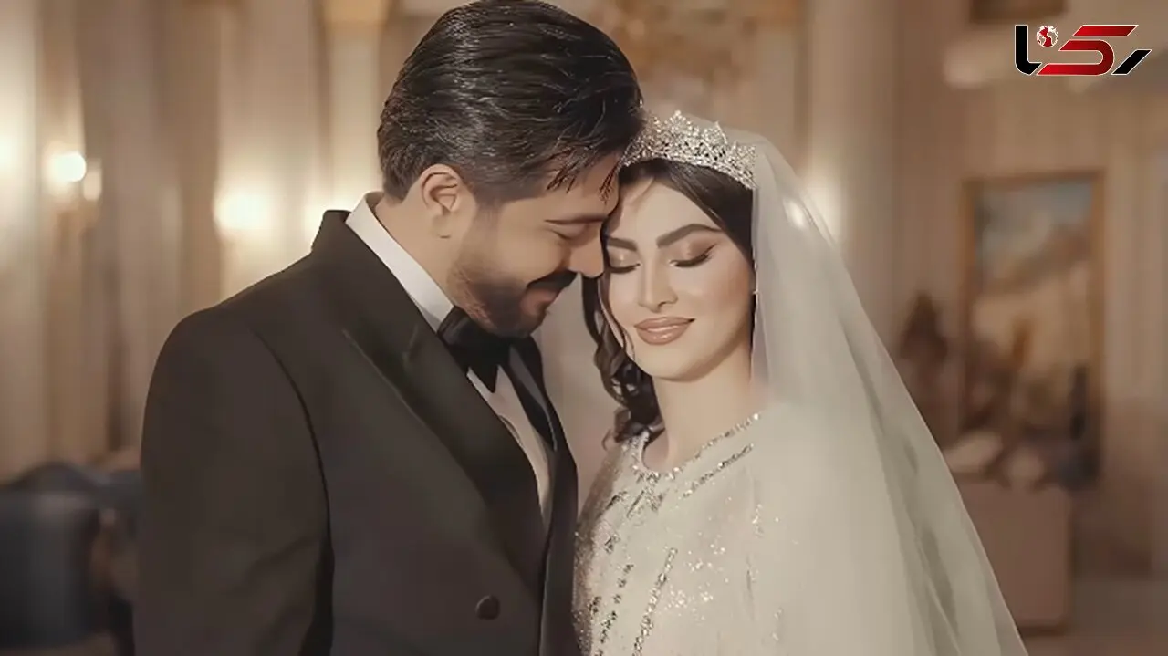 فیلم / قربون صدقه رفتن عاشقانه سهیل قاصدی برای مریم مومن در اولین دیدار در لباس عروس/ 8 سال منتظرت بودم