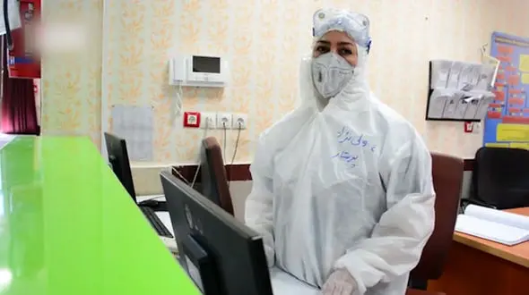 دلتنگی های پرستاری که 2 ماه است فرزندش را در آغوش نگرفته + فیلم 