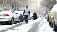 برف روبی در شمال تهران ادامه دارد