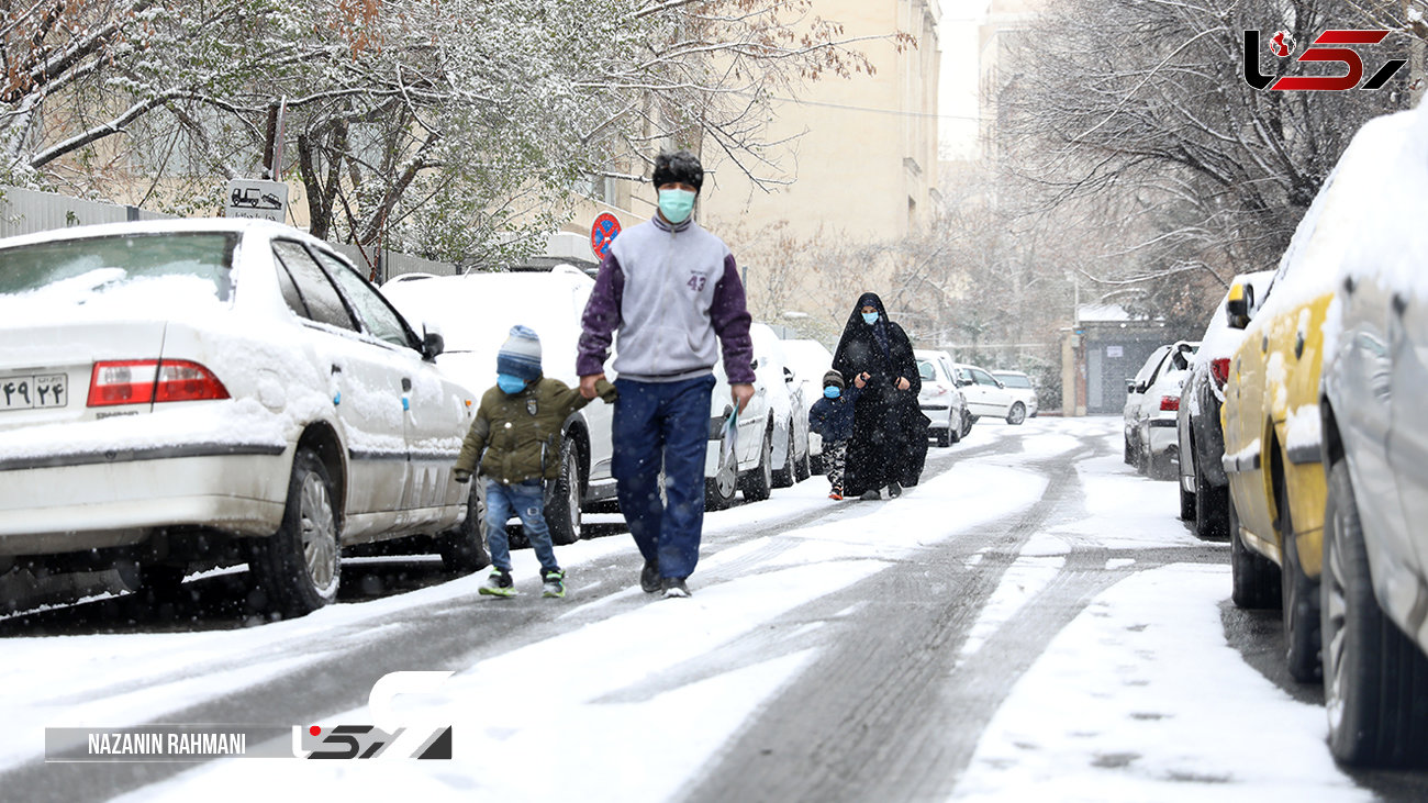 بارش برف و باران در تهران/ کاهش دما از امشب