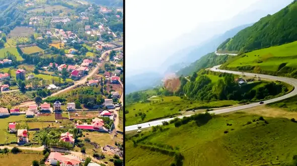 طبیعت جذاب و دیدنی گردنه حیران + فیلم