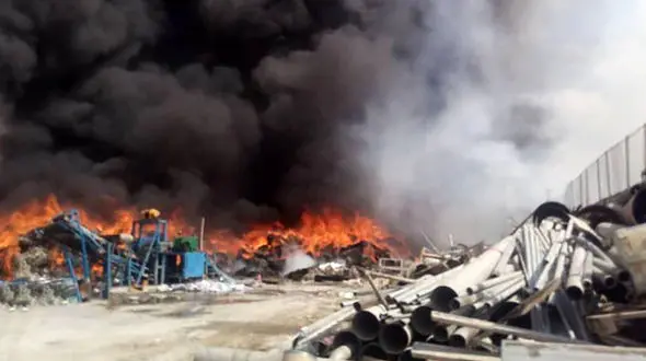  آتش سوزی دوباره در راشا کاسپین در زنجان