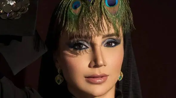  زیباترین و بزرگترین سفره هفت سین ایران در خانه مجلل و شاهانه شبنم قلی‌خانی + استایل نوروزی در دبی !