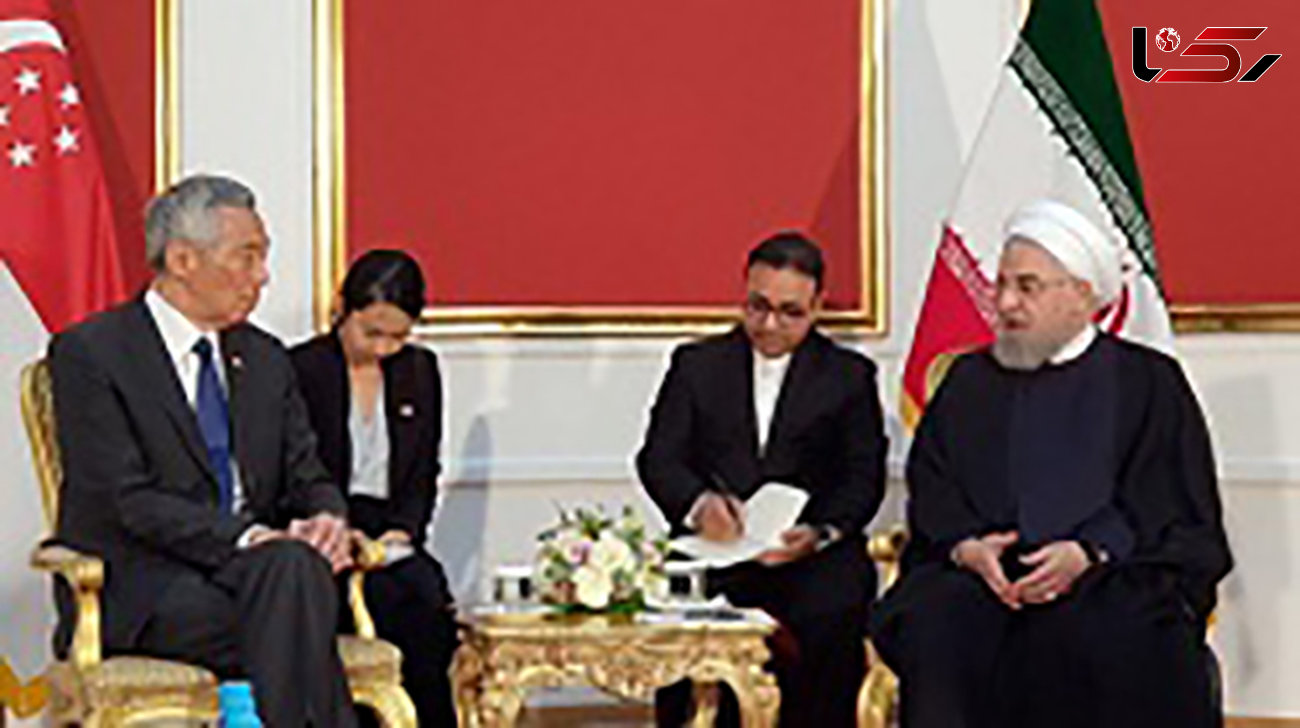 روحانی و نخست وزیر سنگاپور دیدار و گفتگو کردند