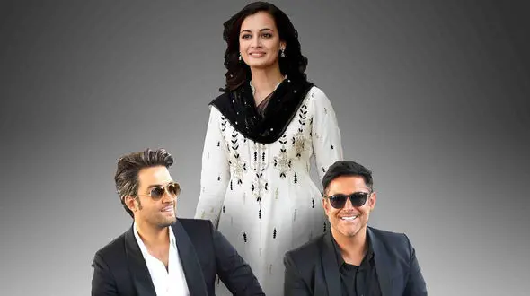 پوستر سلام بمبئی با طراحی محمدرضا شریفی نیا! / محمدرضا گلزار و بنیامین در کنار ستاره زن بالیوود +عکس