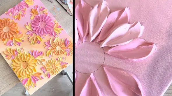 تابلوی برجسته گل / فیلم