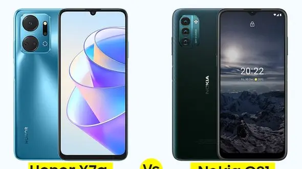 مقایسه گوشی آنر X7a با نوکیا G21؛ کدام یک را بخریم؟