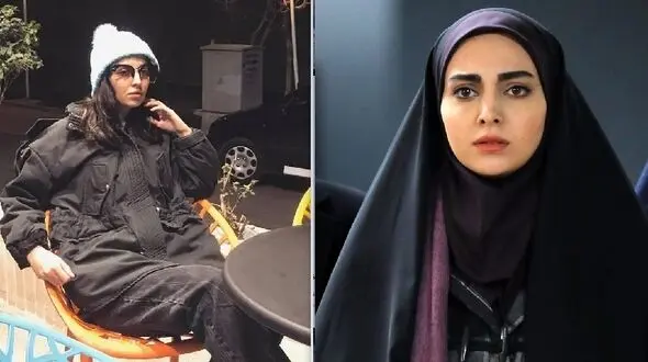 زشت ترین لباس و حجاب مهشید جوادی ! / در نقش خانم چادری جذاب تر بود !