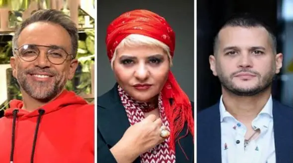 چهره دیدینی سیاوش خیرابی، رابعه اسکویی و امیر کربلایی زاده