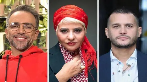 چهره دیدینی سیاوش خیرابی، رابعه اسکویی و امیر کربلایی زاده