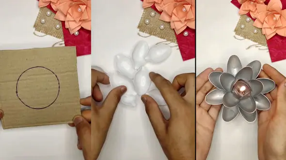 ساخت جاشمعی با قاشق + فیلم