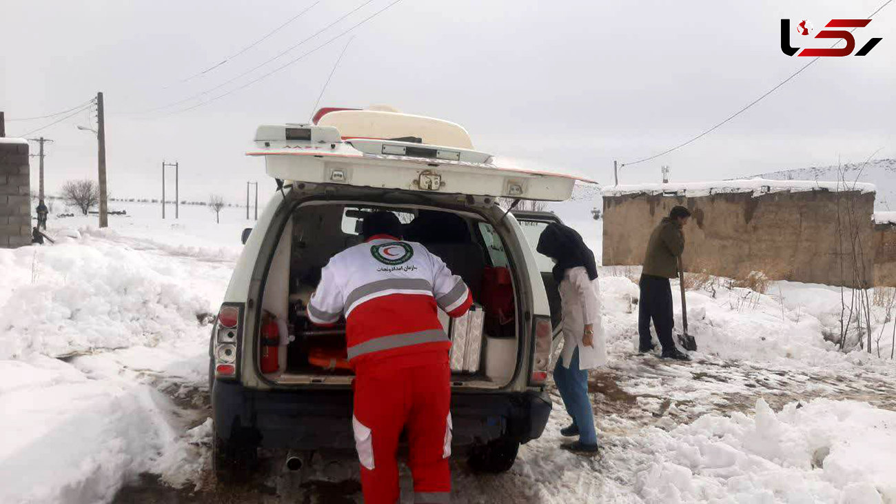 عملیات ویژه برای نجات جان زن باردار در برف و کولاک چهارمحال و بختیاری + جزییات
