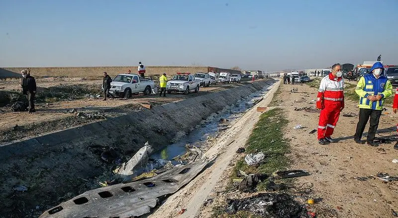 تصاویر : سقوط هواپیمای اوکراینی