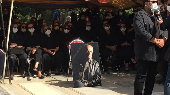 مراسم خاکسپاری سیروس گرجستانی