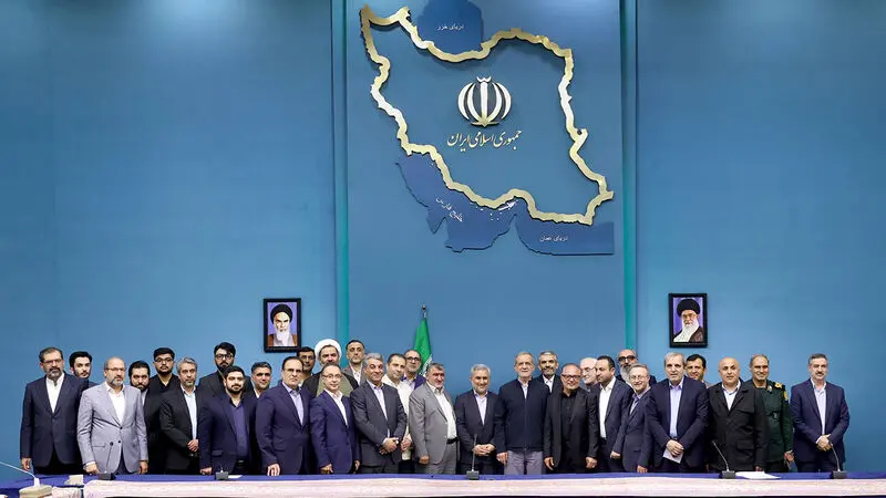 آیین تکریم دکتر شهرام دبیری معاون پیشین پارلمانی و معارفه دکتر محسن اسماعیلی معاون پارلمانی و راهبردی فعلی رئیس جمهور