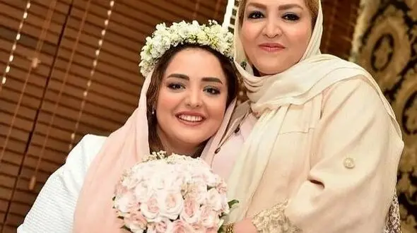  عکس های عروسی نرگس محمدی+عکس