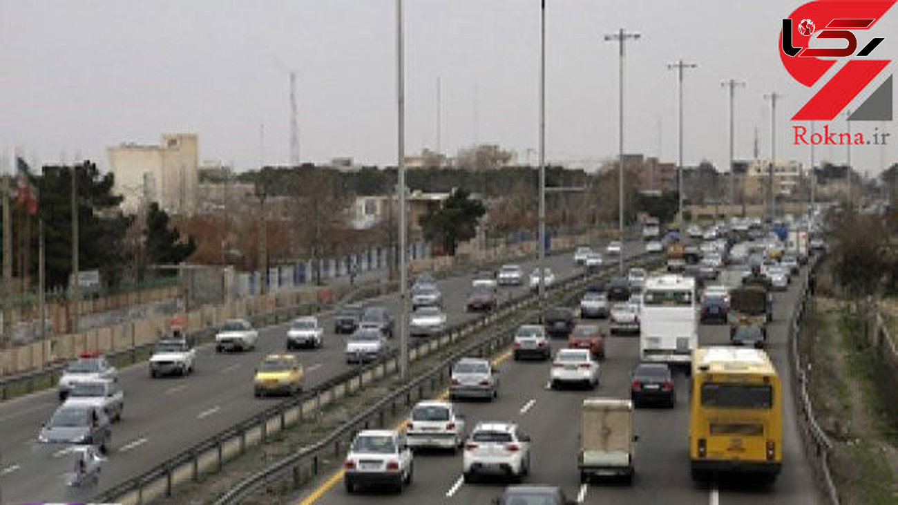 ترافیک در آزدراه کرج- تهران نیمه سنگین است/ انسداد محور قدیم قزوین-رشت