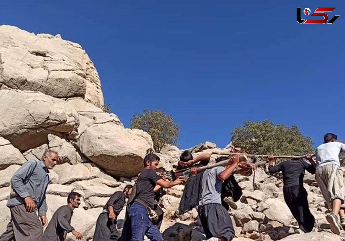 فیلم رنج آورترین روش انتقال بیمار در مناطق کوهستانی ایذه/ از مناطق صعب العبور تا بیمارستان بدون امکانات