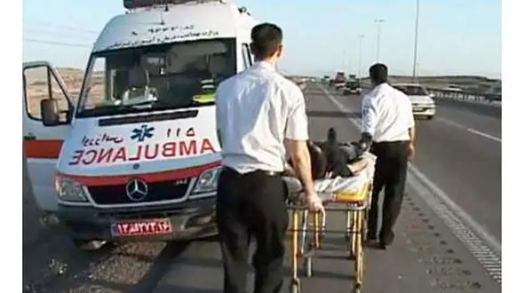 واژگونی مرگبار خودروی رانا در اتوبان قم - تهران