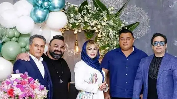 فیلم جشن تولد شاهانه و مجلل نیوشا ضیغمی توسط شوهرش ! /  رقص آذری گروه آیلان  و هی هی کردن بازیگرانی که حضور دارند !  