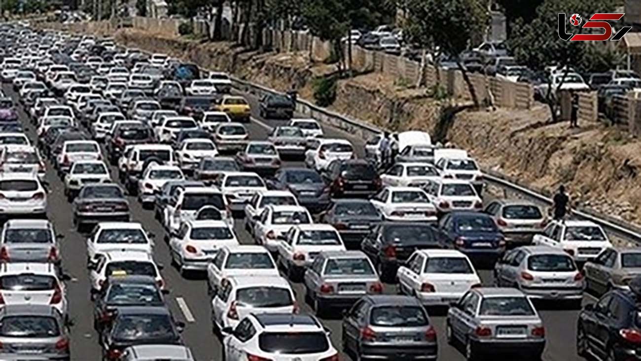 ترافیک سنگین در ورودی تهران/ تردد روان در محورهای شمالی کشور 