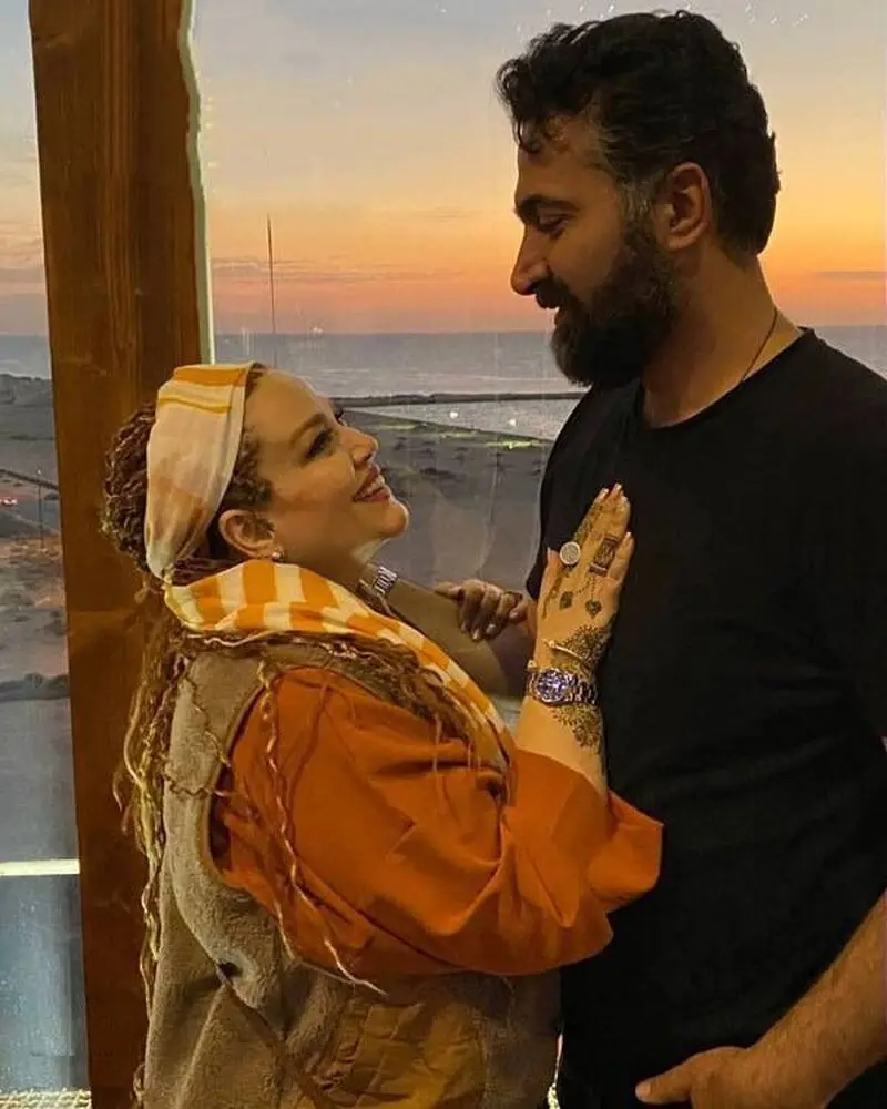 بهاره رهنما و همسرش