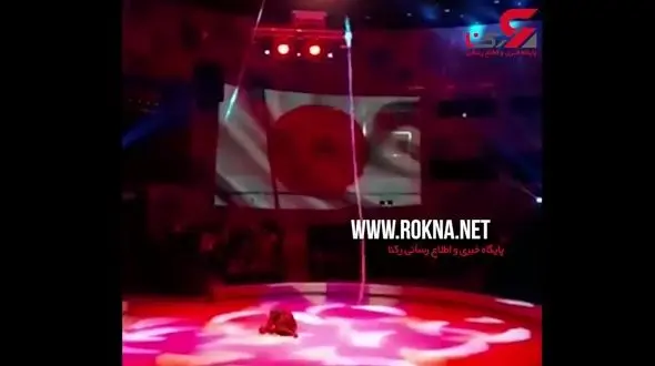 اتفاق وحشتناک هنگام اجرا ژیمناستیک+فیلم