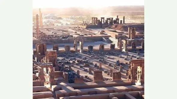 تخت جمشید در سال 1971 + عکس