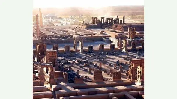 تخت جمشید در سال 1971 + عکس