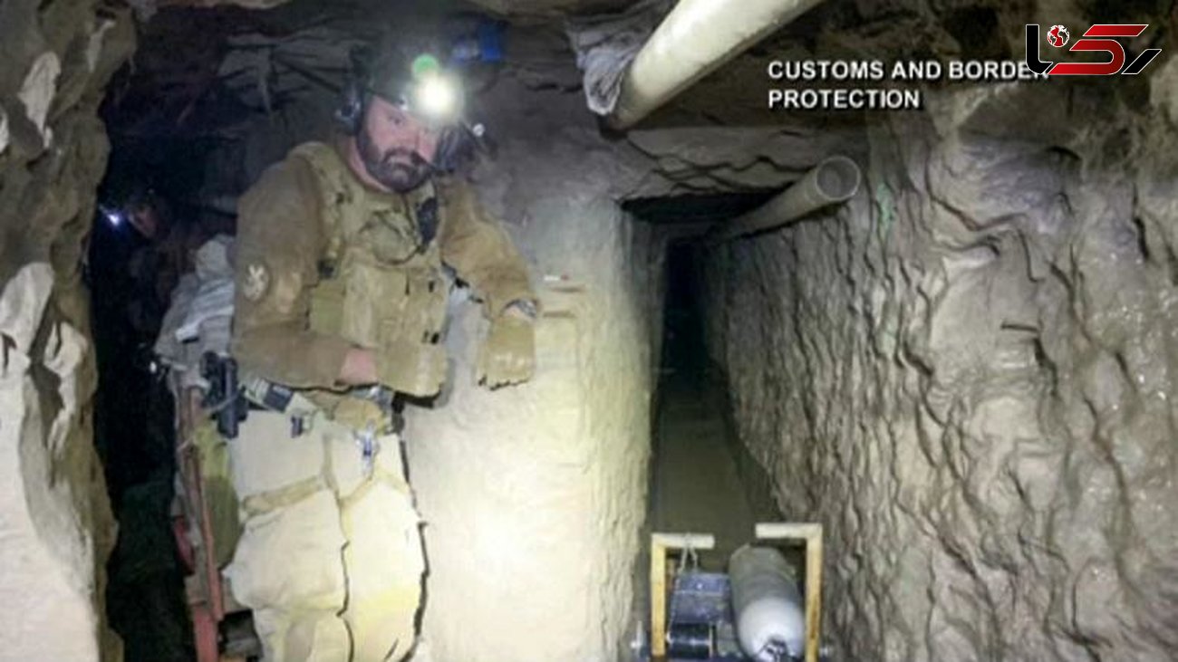 کشف طولانی‌ترین تونل مخفی قاچاق مواد مخدر در مرز آمریکا با مکزیک