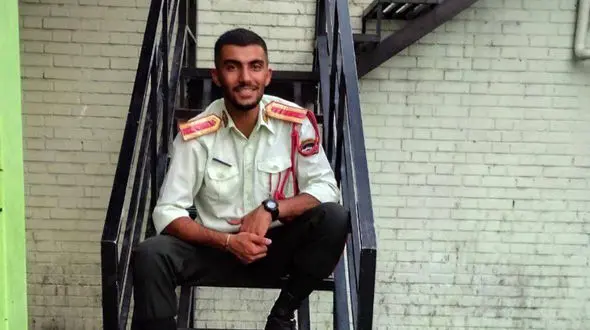 مرگ تلخ سرباز فدارکار در اتوبان امام رضا (ع) / راننده سمند با سرعت زیاد جعفر دماوندی را زیر گرفت + عکس