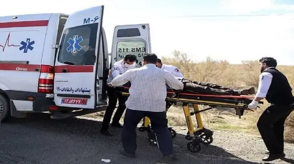 واژگونی مرگبار پراید در جاده گرمسار 