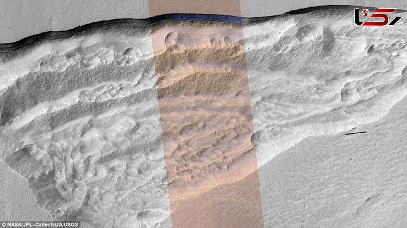 ناسا در مریخ صخره های یخی کشف کرد