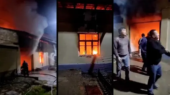 ببینید / فاجعه آفرینی بالن آرزوها توسط دو مرد