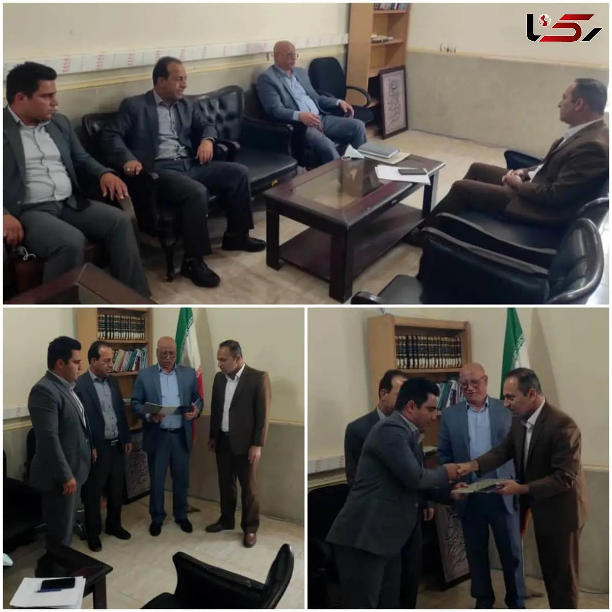 انتصاب رئیس جدید اداره آبفای بخش پهله زرین آباد از توابع شهرستان دهلران