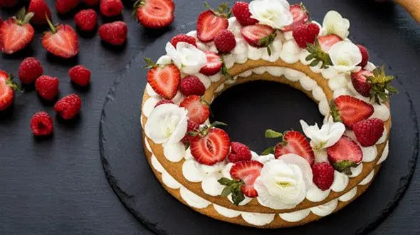 خوشمزه ترین کیک خامه ای با تکه های میوه