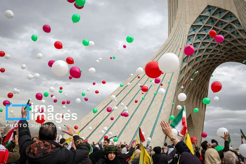 حضور مردم ایران در راهپیماتیی 22 بهمن 1404