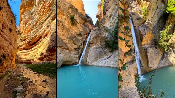 آبشار زیبای شرشری در روستای ونشید مازندران + فیلم 