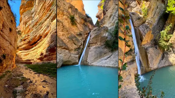 آبشار زیبای شرشری در روستای ونشید مازندران + فیلم 