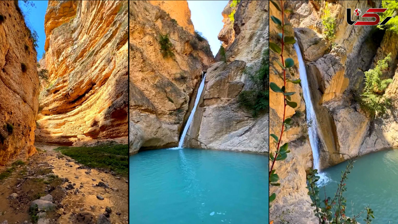 آبشار زیبای شرشری در روستای ونشید مازندران + فیلم 