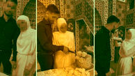 فیلم جنجالی عروسی لاکچری در مسجد  ! / حمله شدید به عروس و داماد و امام جماعت مسجد ! !