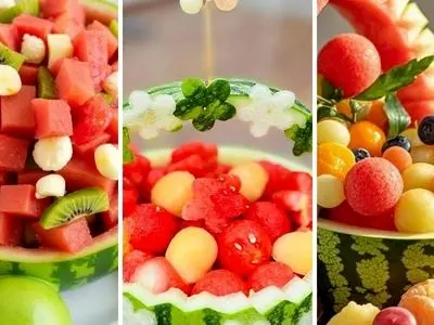 مدل‌ های جذاب تزئین هندوانه برای شب یلدا