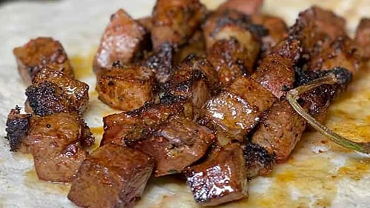 خوراک دل و جگر بازاری؛ خوش‌عطر و لذیذ