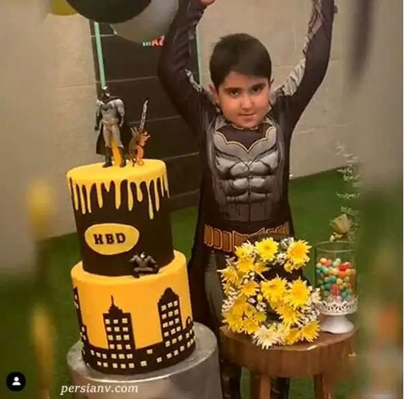  جشن تولد خاص پسر سپیده خداوردی با یک کیک هنری