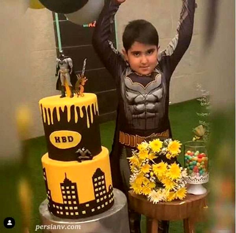 جشن تولد خاص پسر سپیده خداوردی با یک کیک هنری